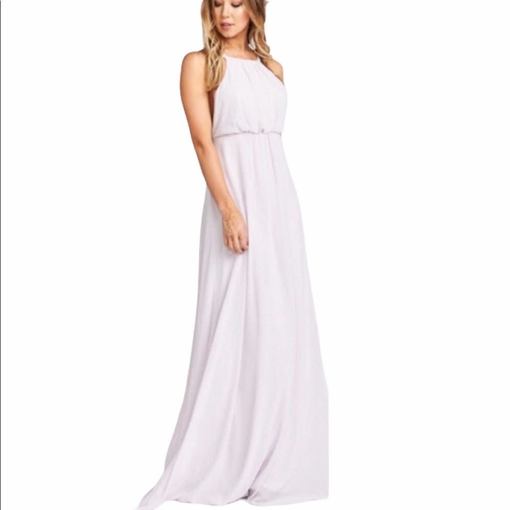 Show Me Your Mumu Amanda Maxi Dress‎ Bridesmaid Wedding Lavender Purple Small